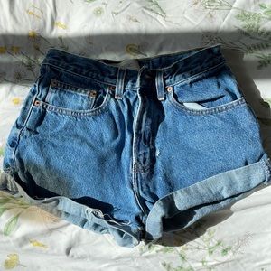High Waisted Jean Shorts